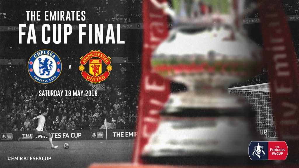 เอฟเอ คัพ นัดชิงชนะเลิศ เชลซี VS. แมนเชสเตอร์ ยูไนเต็ด แข่งขันวันที่ 19 พฤษภาคม 2018